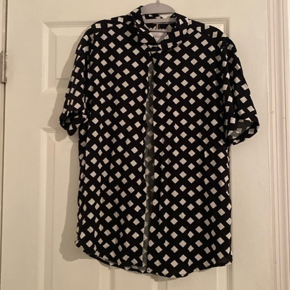 Denim & Flower slim fit button down shirt